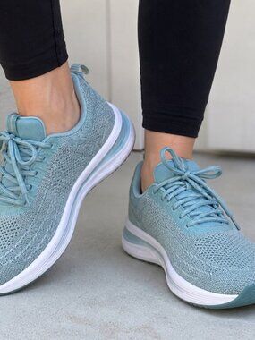 Orthofeet Women’s Size 12 Wide (D) Teal Walking Shoes Comfort Orthopedic Sneaker
